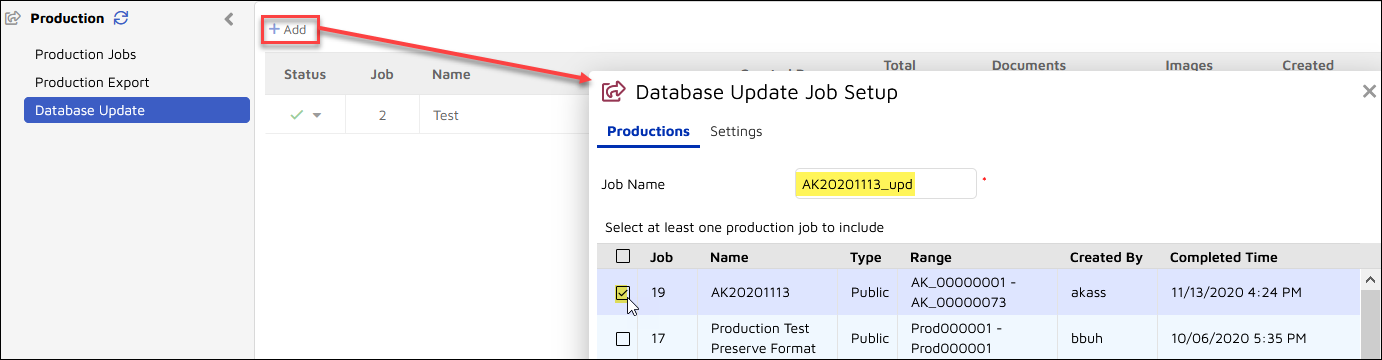 58 - 01 - Add Production Database Update
